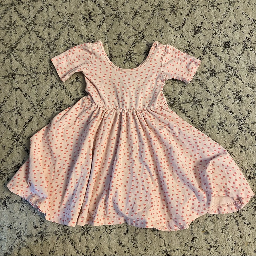 Alice + Ames twirl dress polka dots